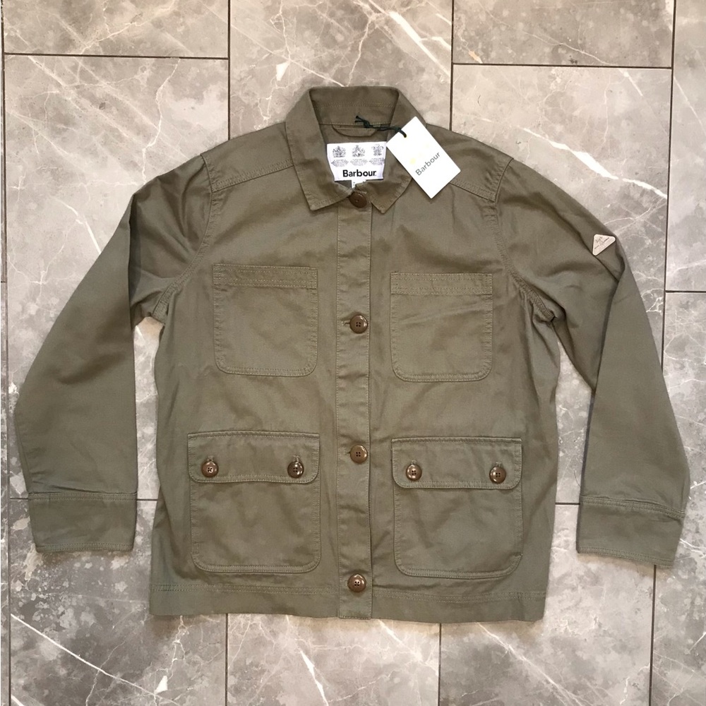 Barbour Coltsfoot Cotton Utility Jacket - New